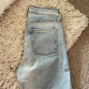 Old Navy Sky Hi WIDE LEG Light Wash Women's Jeans